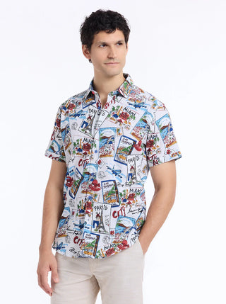 Robert Graham - Chemise manches courtes SUAVE DE VIE