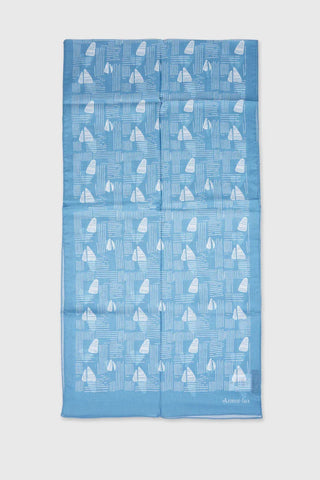 Armor-Lux - Foulard motifs voiliers de coton