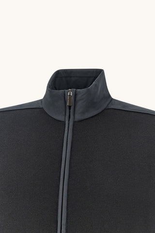 Paul & Shark - Cardigan de laine Soft Cool Touch avec détails en Typhoon® Re-4x4 Stretch