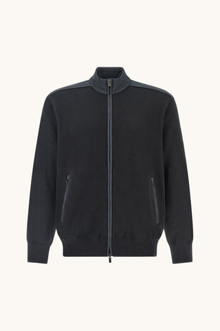 Paul & Shark - Cardigan de laine Soft Cool Touch avec détails en Typhoon® Re-4x4 Stretch