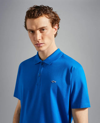 Paul & Shark - Polo manches courtes uni de coton piqué