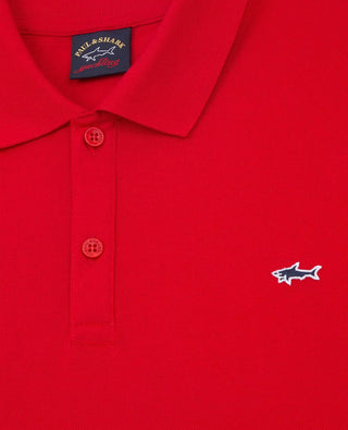 Paul & Shark - Polo manches courtes uni de coton piqué