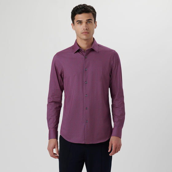 Bugatchi - James - Chemise manches longues florale OoohCotton® - LE CAPITAINE D'A BORD