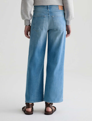 AG JEANS - Saige - Wide Leg Crop Jean - Mid-Rise Ankle Fit
