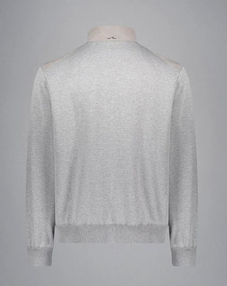 Paul & Shark - Cotton and silk cardigan with Aqualeather® front