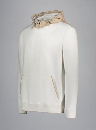 Paul & Shark - Hoody Coton Active Fleece XSoft Typhoon Platinum