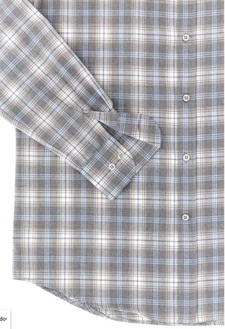 Paul & Shark - Cotton flannel plaid shirt