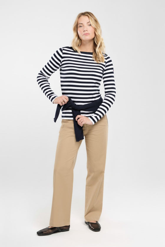 Armor-Lux - Erquy - Marinière coton extensible pour femme