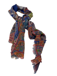  Hemley - Foulard paisley de laine et cachemire