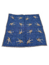 Hemley - Mouchoir de poche en soie motif oiseaux