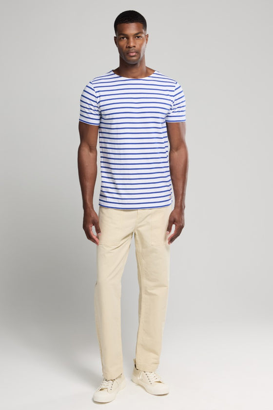 Armor-Lux - Hoëdic - Marinière coton léger manches courtes pour homme