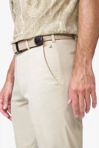 Meyer - Pantalon extensible de soie et coton Bonn