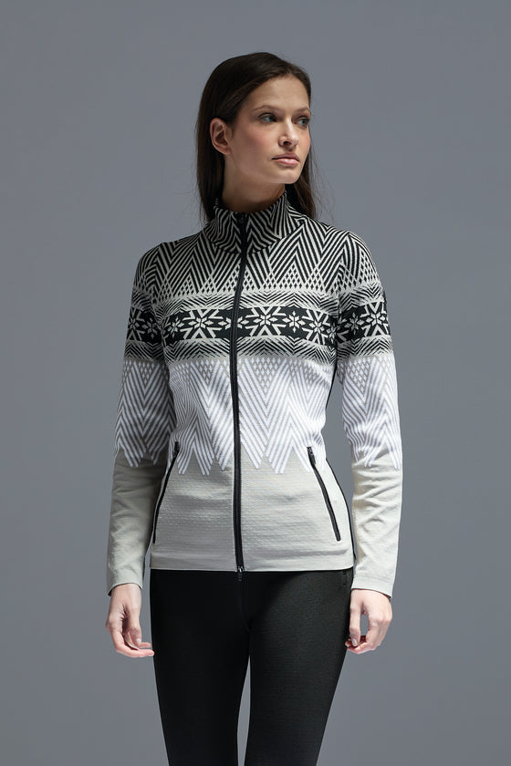 NEWLAND - Argentiere Lady Full Zip à Motifs Flocons