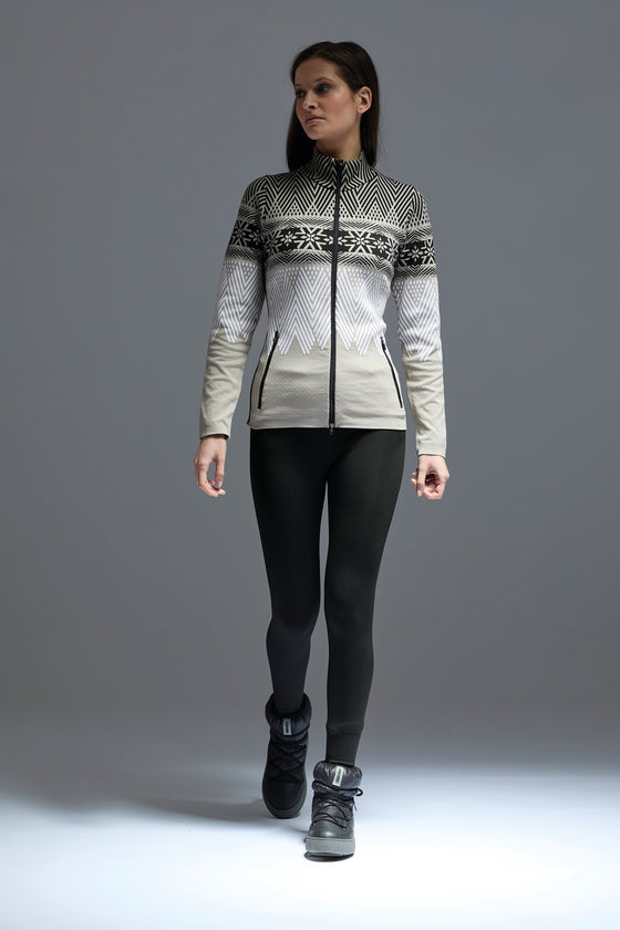 NEWLAND - Argentiere Lady Full Zip à Motifs Flocons