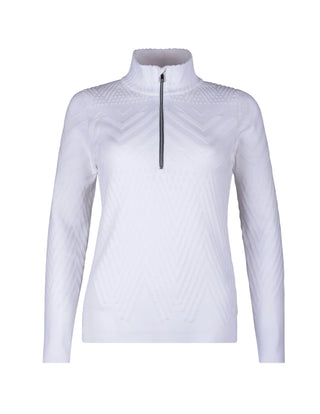 NEWLAND - Cinque Torry Lady T-Neck Uni avec Texture