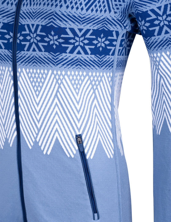 NEWLAND - Argentiere Lady Full Zip à Motifs Flocons