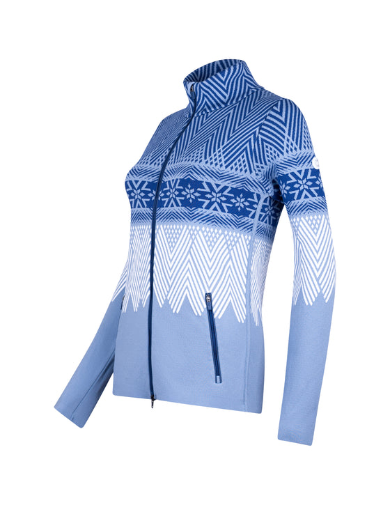 NEWLAND - Argentiere Lady Full Zip à Motifs Flocons
