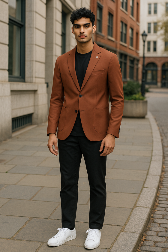 Digel - Aron - Veston de Coton Slim Fit