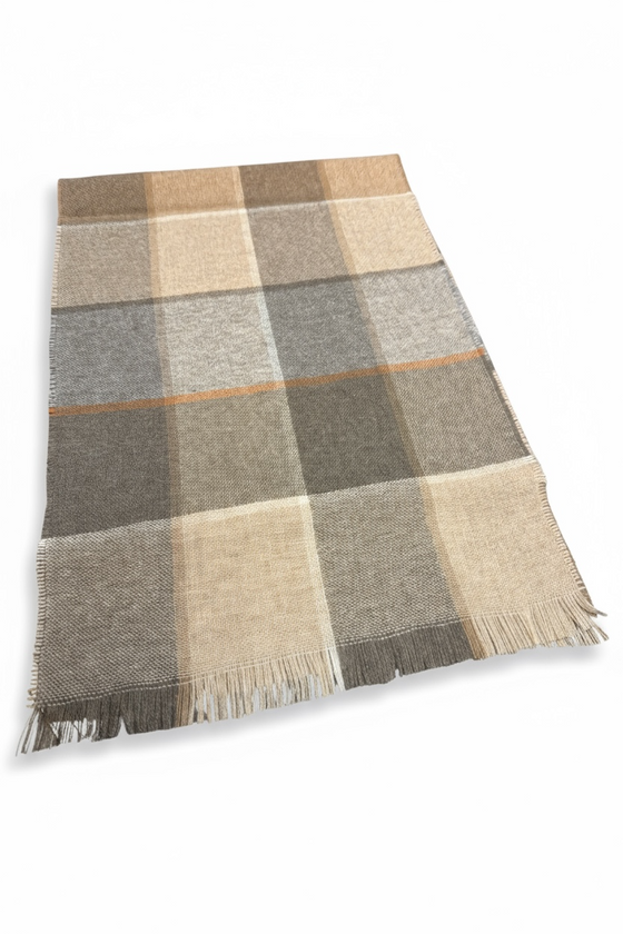 Hemley - Foulard à carreaux de cachemire