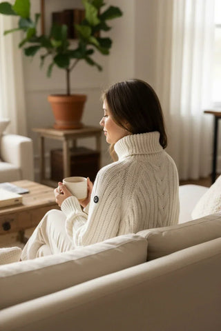 NEWLAND - Edvige Lady Cable Turtle Neck Sweater