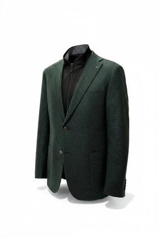 Digel - Earl-ST - Modern Fit - Veston de jersey le laine avec insertion détachable