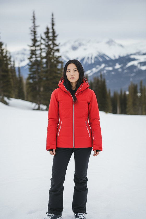DESCENTE - Jolie - Manteau de ski pour femme doublé duvet
