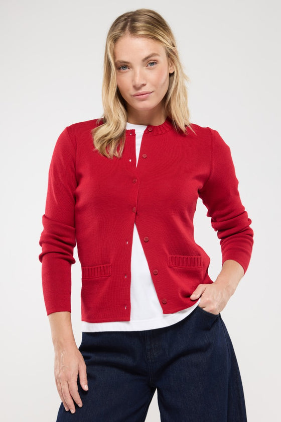 Armor-Lux - Ressac - Cardigan col rond de laine