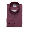Emanuel Berg - Byron - Chemise manches longues unie Albini 4Flex - Modern Fit - Medium Red