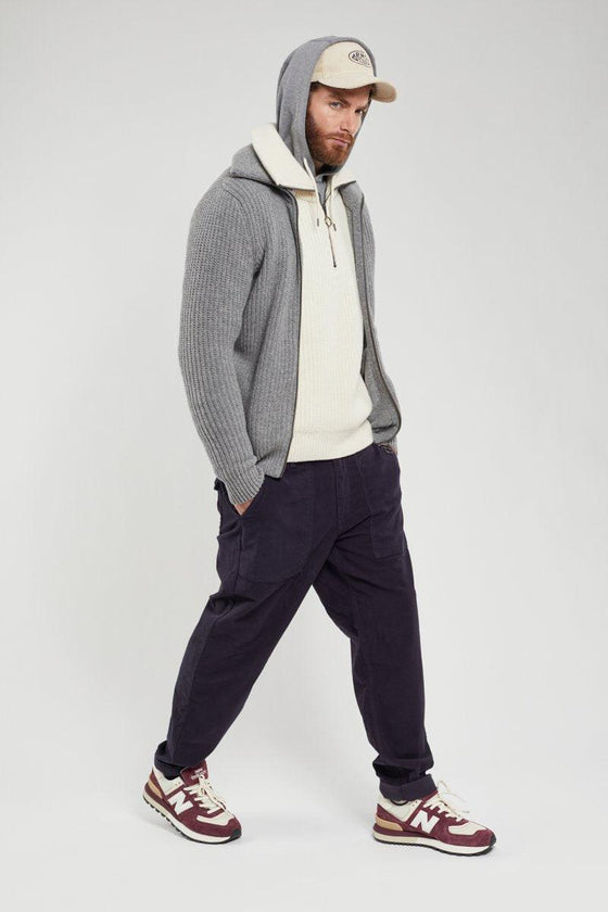 Armor-Lux - Cardigan Zippé de Laine Heritage - LE CAPITAINE D'A BORD