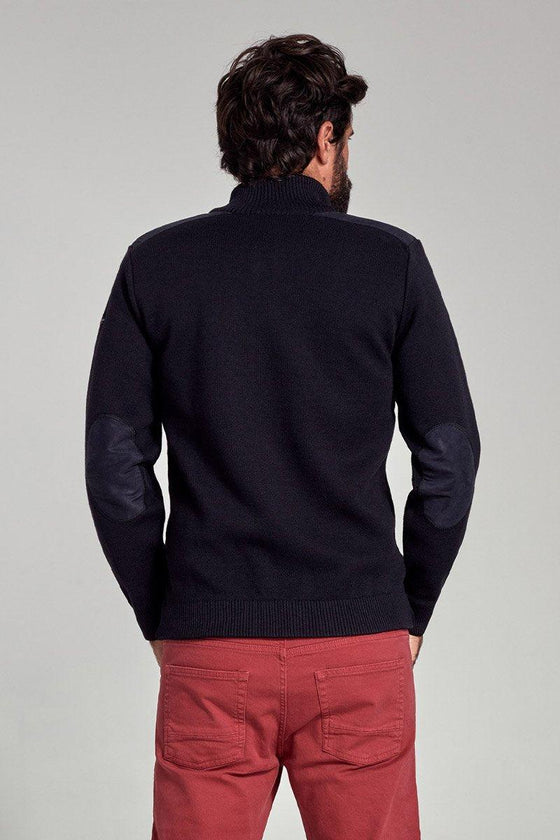 Armor-Lux - Carnac - Cardigan de laine pour homme - LE CAPITAINE D'A BORD