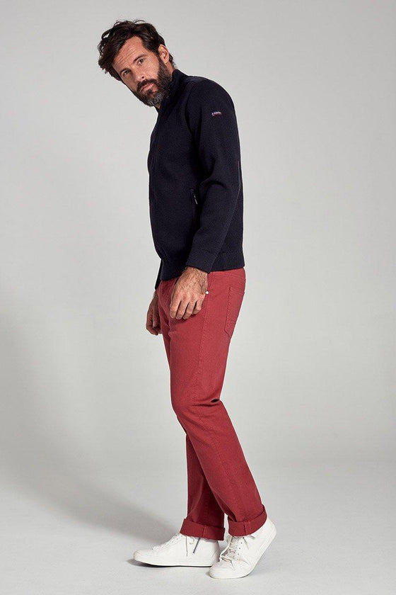 Armor-Lux - Carnac - Cardigan de laine pour homme - LE CAPITAINE D'A BORD