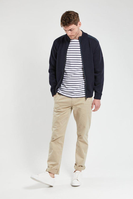 Armor-Lux - Carnac - Cardigan de laine pour homme - LE CAPITAINE D'A BORD