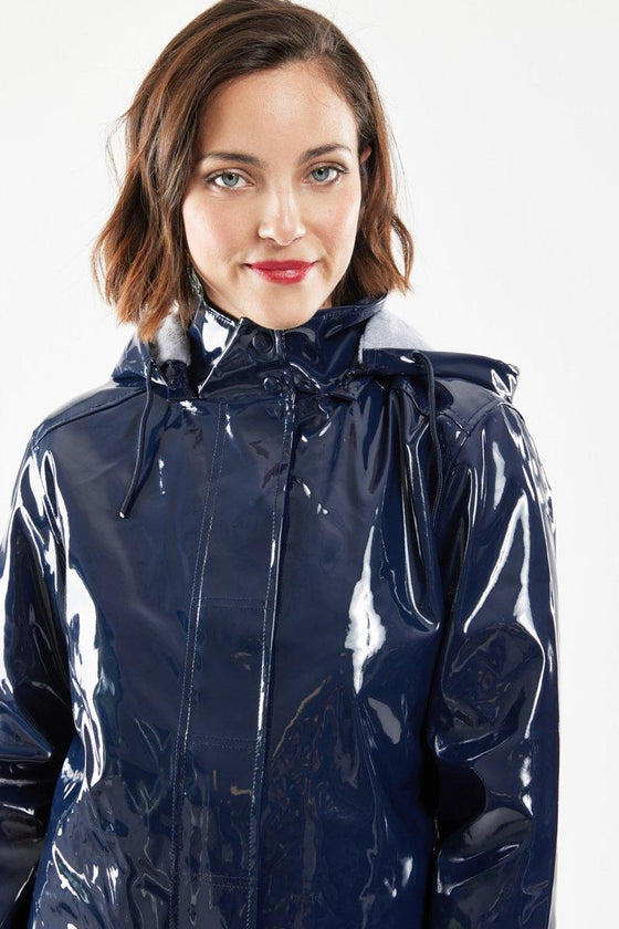 Armor-Lux - Ciré Brillant Doublé Laine Polaire pour Femme - LE CAPITAINE D'A BORD