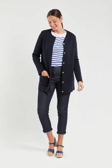  Armor-Lux - Mellac - Cardigan long de laine - LE CAPITAINE D'A BORD