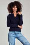 Armor-Lux - Ressac - Cardigan col rond de laine - LE CAPITAINE D'A BORD