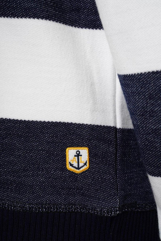 Armor-Lux - Sweat rayé coton Héritage - LE CAPITAINE D'A BORD