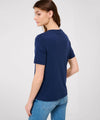 BRAX - Cira - T-shirt uni de coton jersey - LE CAPITAINE D'A BORD