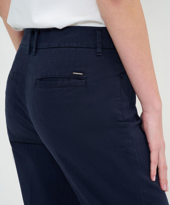 BRAX - Mara Sun - Pantalon capri de coton satin - LE CAPITAINE D'A BORD