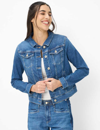 BRAX - Miami - Blouson de jeans extensible - Regular Used Blue