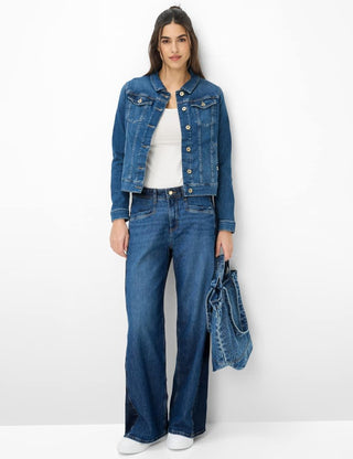 BRAX - Miami - Blouson de jeans extensible - Regular Used Blue