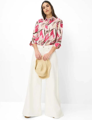 BRAX - Vicki - Blouse de lin florale