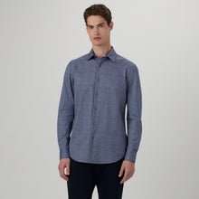 Bugatchi - James - Chemise manches longues flocons OoohCotton® - LE CAPITAINE D'A BORD