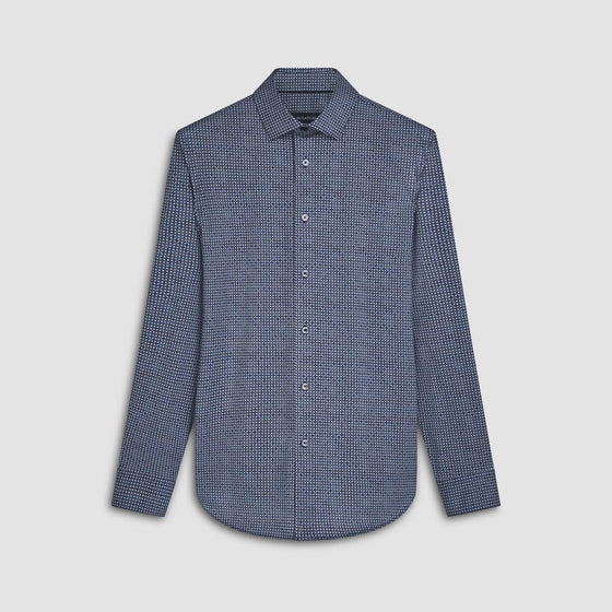 Bugatchi - James - Chemise manches longues flocons OoohCotton® - LE CAPITAINE D'A BORD