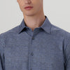 Bugatchi - James - Chemise manches longues flocons OoohCotton® - LE CAPITAINE D'A BORD