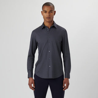 Bugatchi - James - Chemise manches longues lozanges OoohCotton® - LE CAPITAINE D'A BORD
