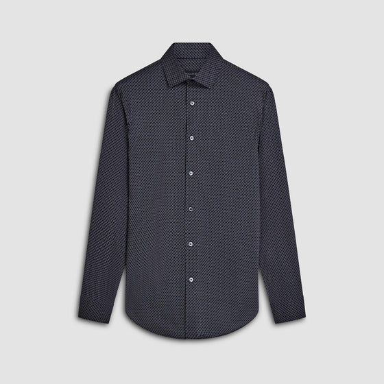 Bugatchi - James - Chemise manches longues lozanges OoohCotton® - LE CAPITAINE D'A BORD