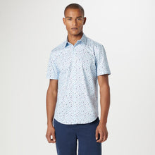  Bugatchi - Miles - Chemise motif voyage manches courtes OOOHCOTTON© - LE CAPITAINE D'A BORD