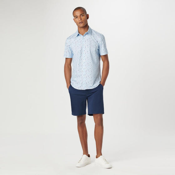 Bugatchi - Miles - Chemise motif voyage manches courtes OOOHCOTTON© - LE CAPITAINE D'A BORD