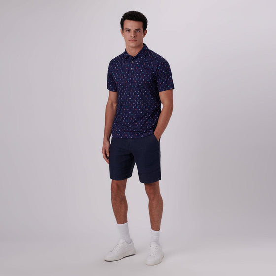Bugatchi - Victor - Polo manches courtes carts et golfeurs OOOHCOTTON© - LE CAPITAINE D'A BORD