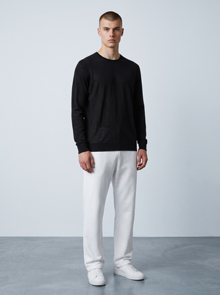 John Varvatos - Lex - Chandail Col Rond de Lin et Viscose